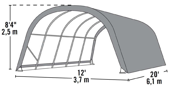 ShelterLogic Weidezelt
